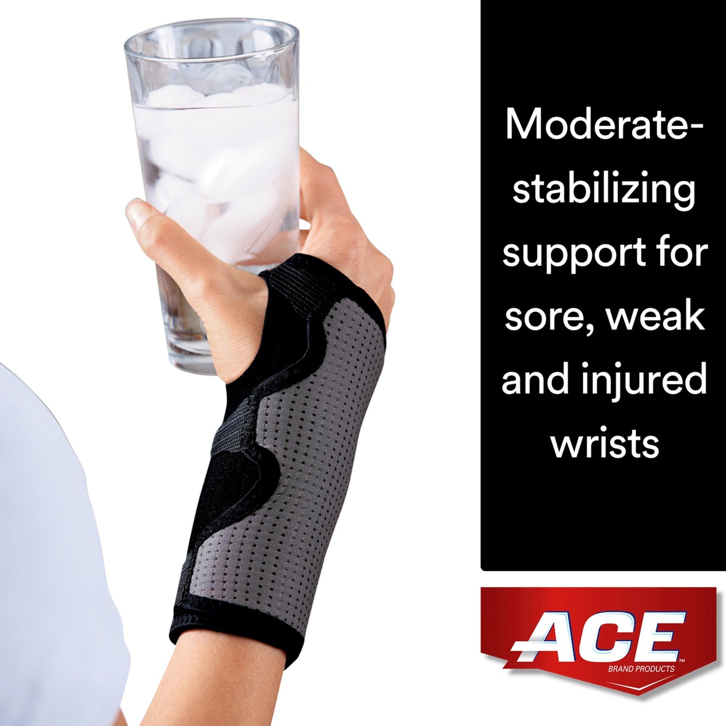 WRIST BRACE SPLINT REVERSE OSFM 5.5-8.5" ACE