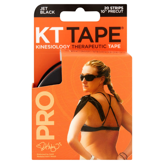 KT TAPE KINESIOLOGY SYNTHETIC PRO BLACK 20