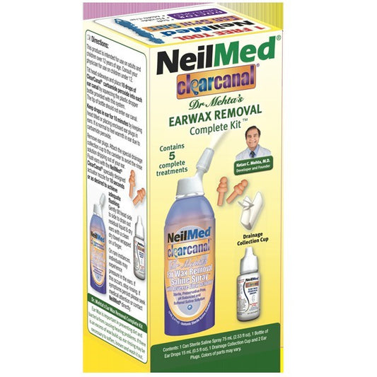 CLEARCANAL EAR WAX REMOVAL COMPLETE KIT 75 ML