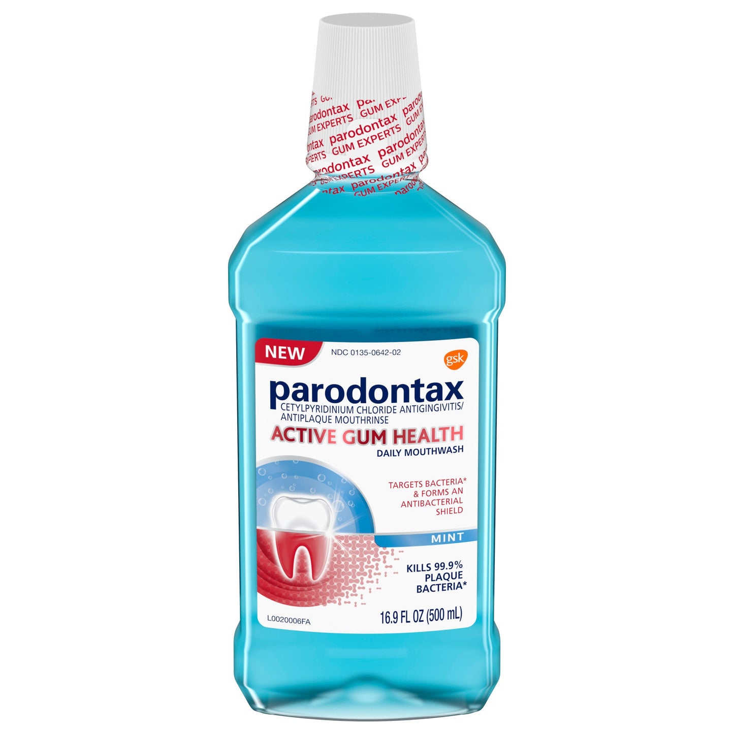 PARODONTAX FRESH MINT MOUTHWASH 16.9 OZ