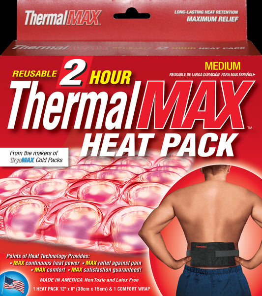 THERMALMAX HEAT PACK REUSABLE WRAP 12 X 6"