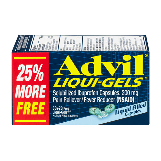 ADVIL LIQUID GELS CAP 200 MG 100