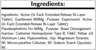 MUCINEX D ER TAB 600/60 MG 18 OTC