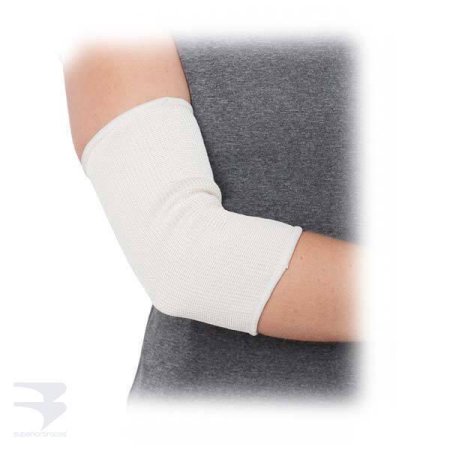 ELBOW BRACE ELASTIC SLIP-ON WHITE MD AO