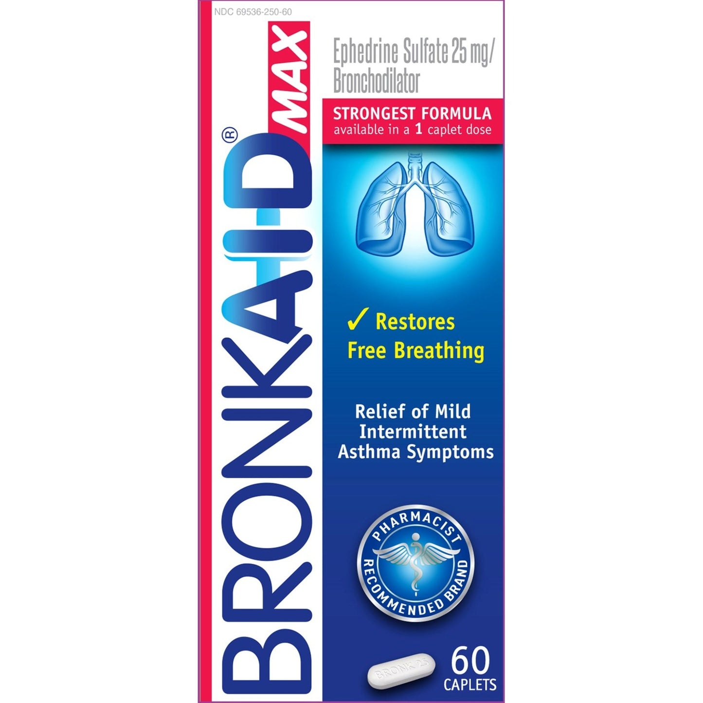 BRONKAID MAX CAP 25 MG 60