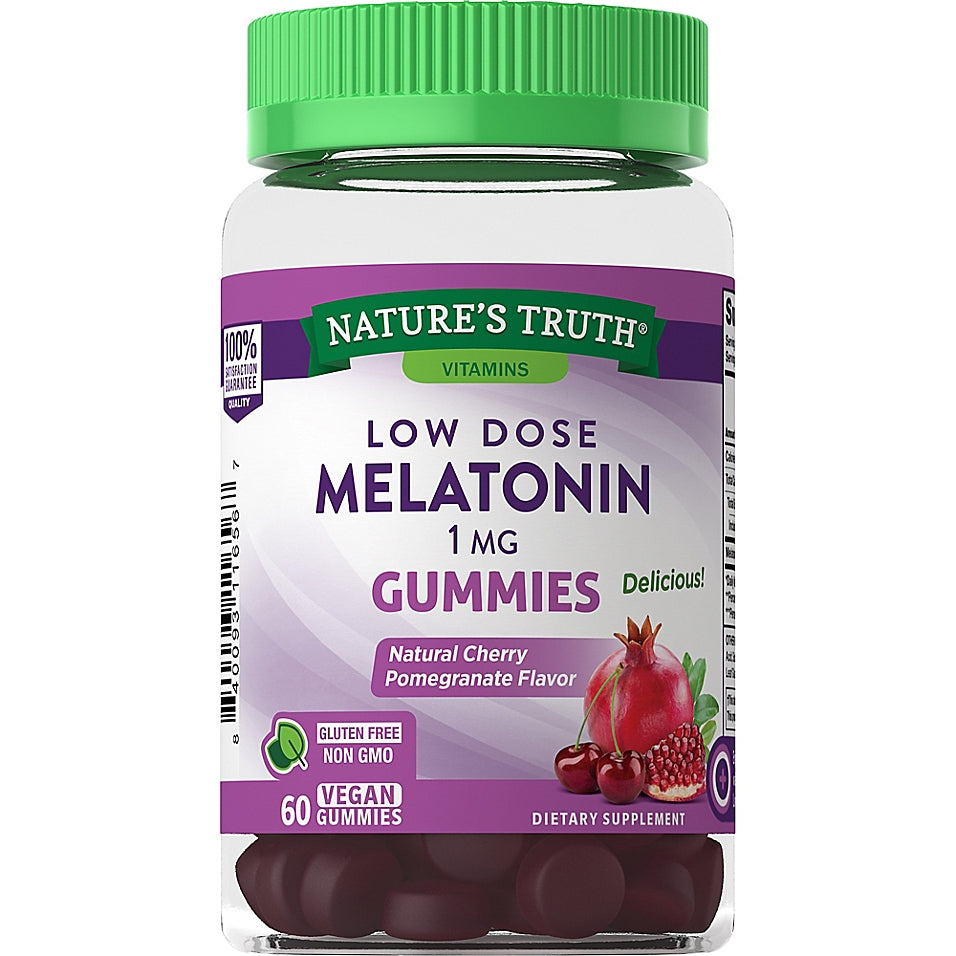 MELATONIN GUMMY LOW DOSE 1 MG 60 NT