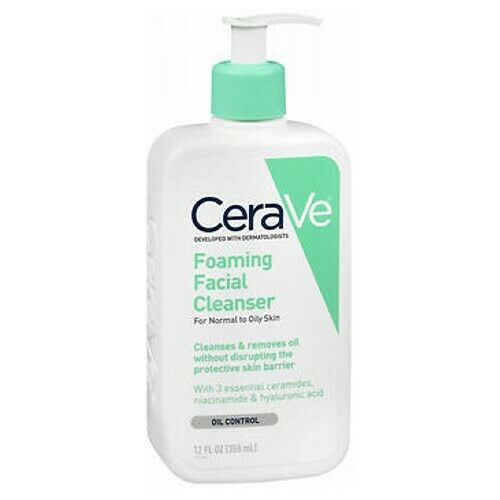 CERAVE FOAMING FACIAL CLEANSER 12 OZ