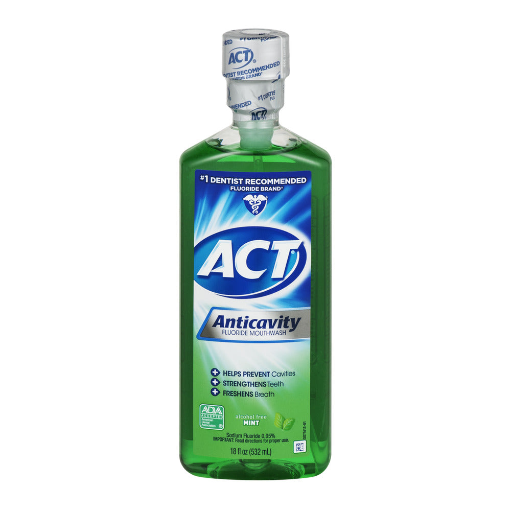 ACT ANTICAVITY RINSE MINT 18 OZ