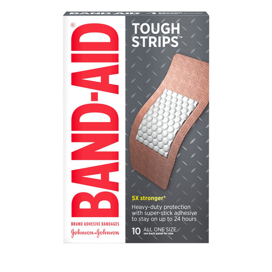 BAND AID TOUGH STRIP XLARGE 1 3/4 X 4" (10)