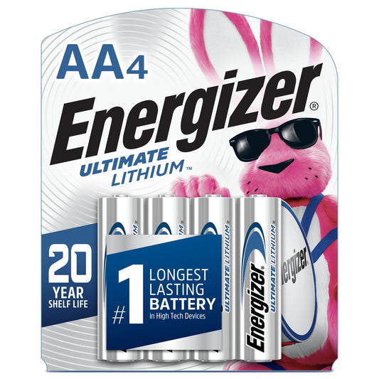 ENERGIZER ULTIMATE LITHIUM AA L91SBP-4 4 PACK