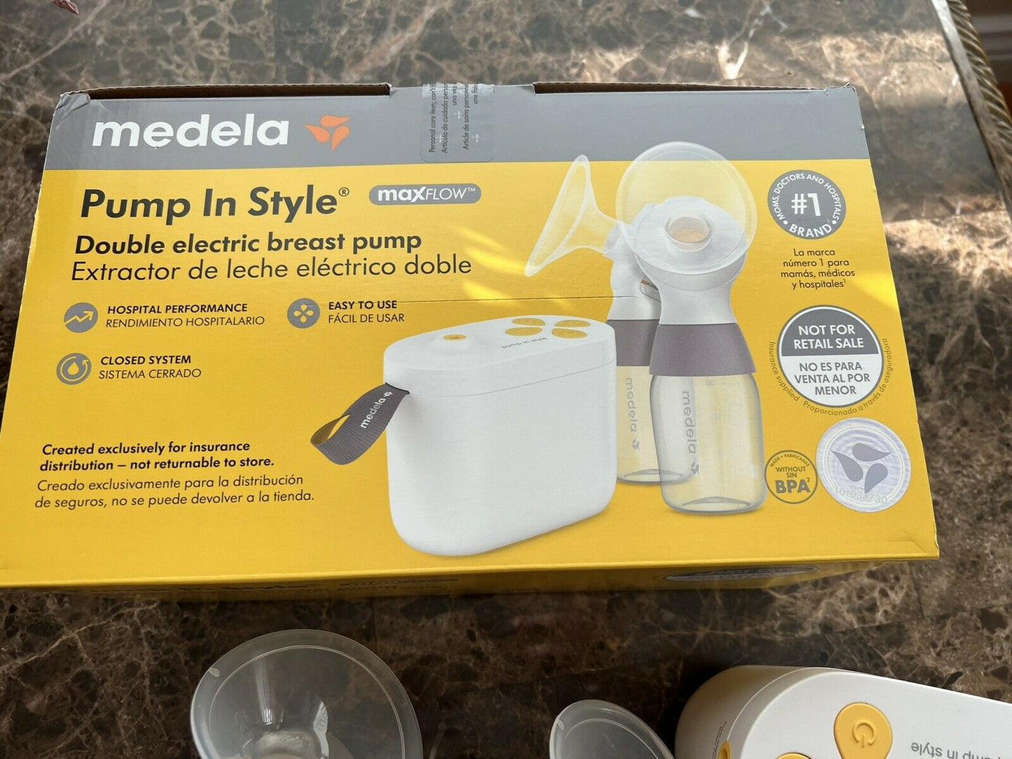 BREAST PUMP IN STYLE W/MAXFLOW MEDELA