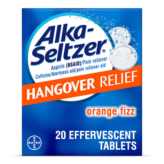 ALKA SELTZER HANGOVER RELIEF EFF TAB 20 ORNG