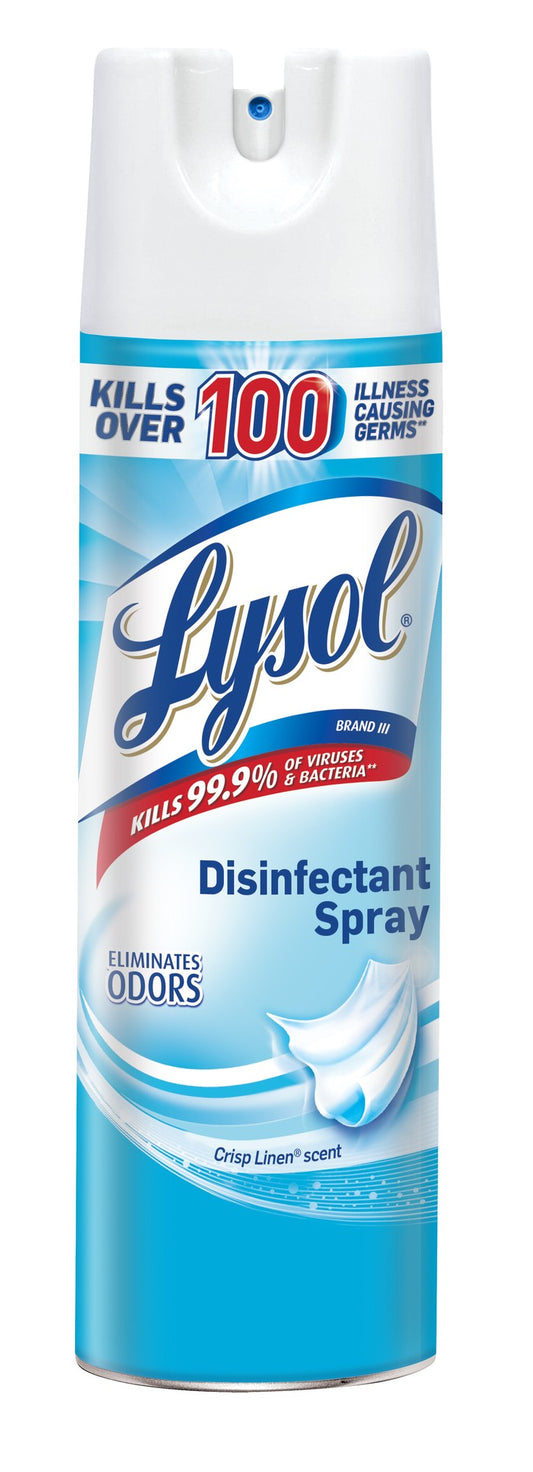 LYSOL DISINFECTANT SPRAY CLEAN LINEN 12 OZ