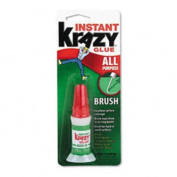 KRAZY GLUE ALL PURPOSE BRUSH ON .18 OZ