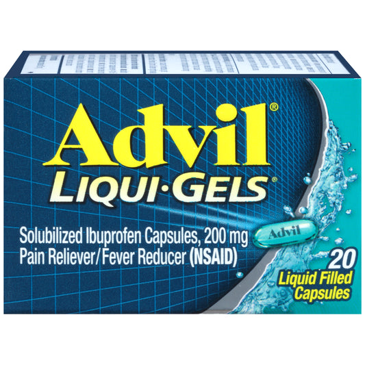 ADVIL LIQUIGEL 200 MG 20