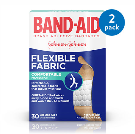 BAND AID FLEX FABRIC 3/4 X 3" (30)