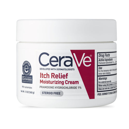 CERAVE ITCH RELIEF MOISTURIZING CREAM 12 OZ