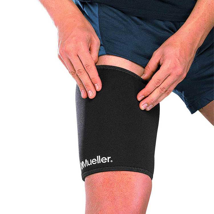 THIGH SLEEVE NEOPRENE BLACK MD
