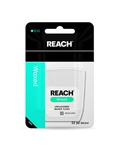 REACH DENTAL FLOSS MEDIUM 55 YD WAX