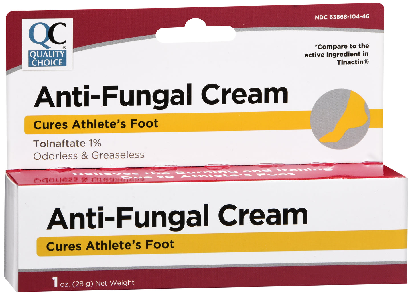 QC TOLNAFTATE CREAM 1% 1 OZ