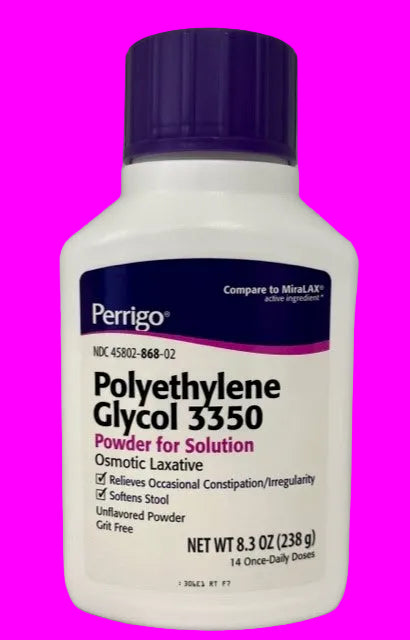 POLYETHYLENE GLYCOL 3350 238 GM PADAGIS