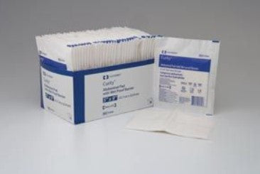 CURITY ABDOMINAL PAD W/PROOF ST 8X10" (18)