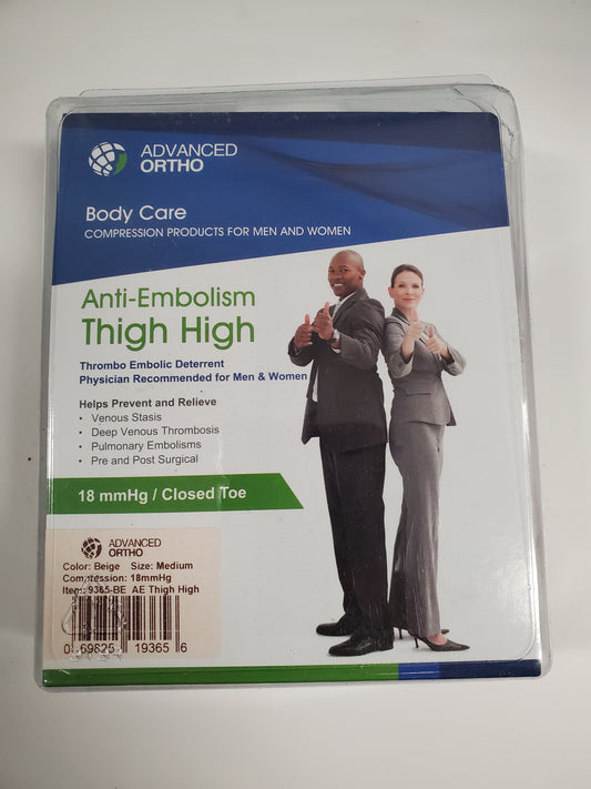 ANTI EMBOLISM THIGH 18 CT BEIGE MD AO