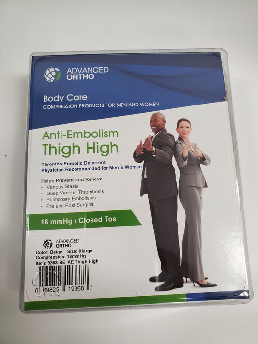 ANTI EMBOLISM THIGH 18 CT BEIGE XL AO
