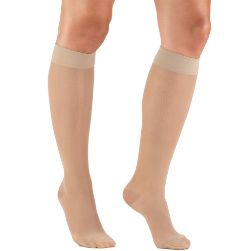 KNEE HIGH 15-20 TRUFORM LTS LADY CT NUDE MD