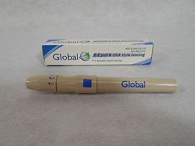 E-Z PULL & CLICK LANCING DEVICE