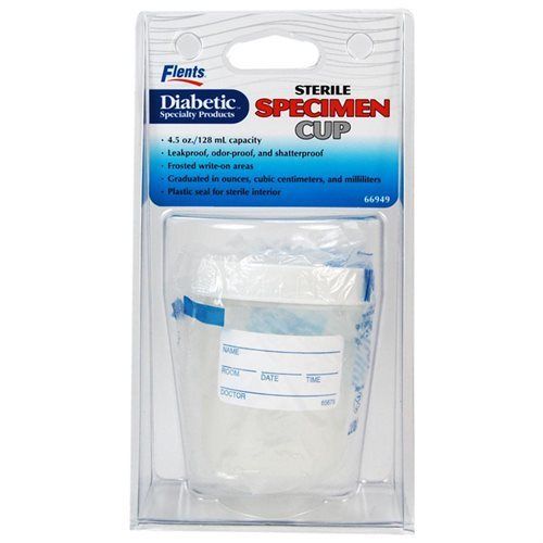 SPECIMEN CUP STERILE W/LID 4 OZ/120 ML