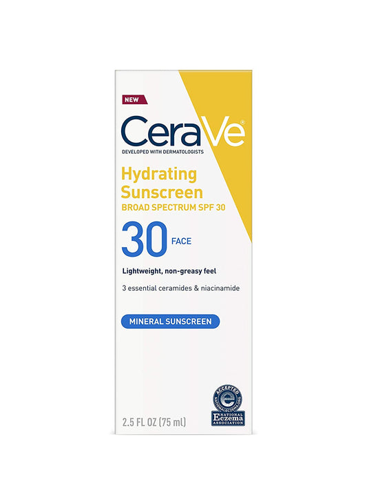 CERAVE SUNSCREEN LOTION FACE SPF 30 2.5 OZ