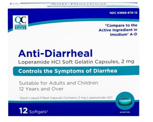 QC ANTI DIARRHEAL SOFTGEL 12