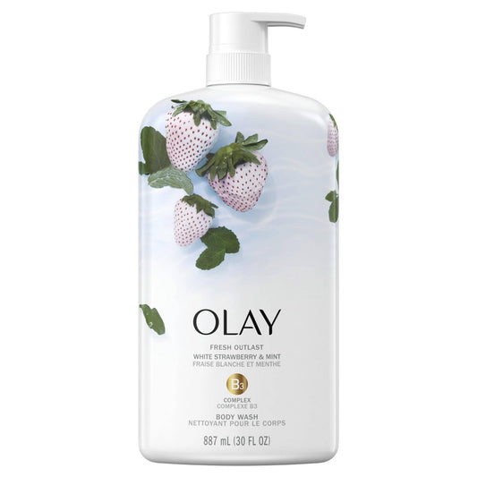 OLAY BODYWASH STRAWBERRY MINT 30 OZ