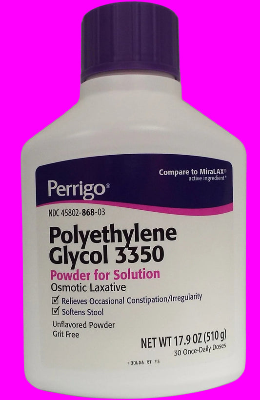 POLYETHYLENE GLYCOL 3350 510 GM PADAGIS