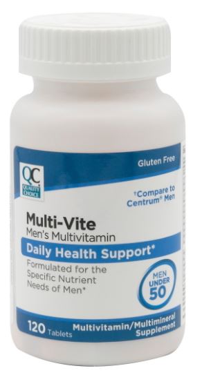 QC DAILY MULTI-VITAMIN TAB MENS 120