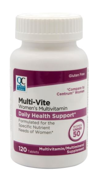 QC DAILY MULTI-VITAMIN TAB WOMENS 120