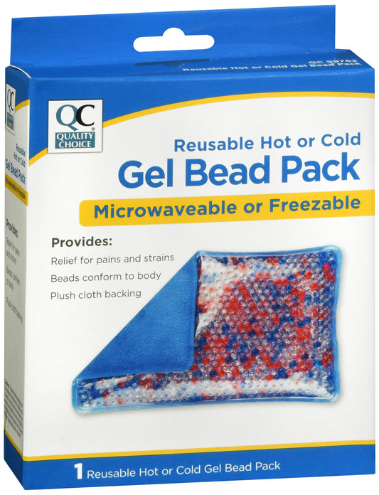QC REUSE HOT/COLD GEL BEAD PACK