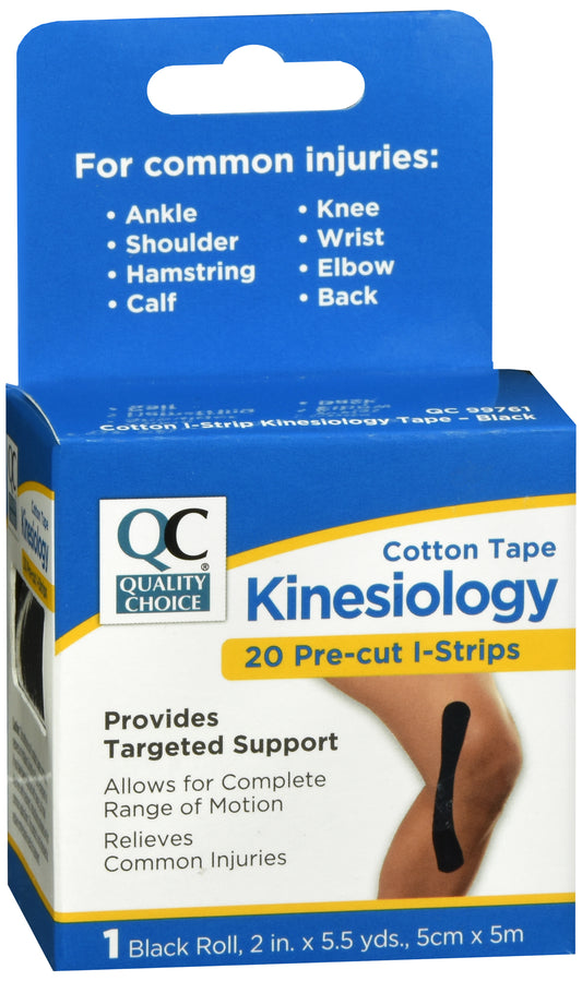 QC KINESIOLOGY TAPE BLACK 20
