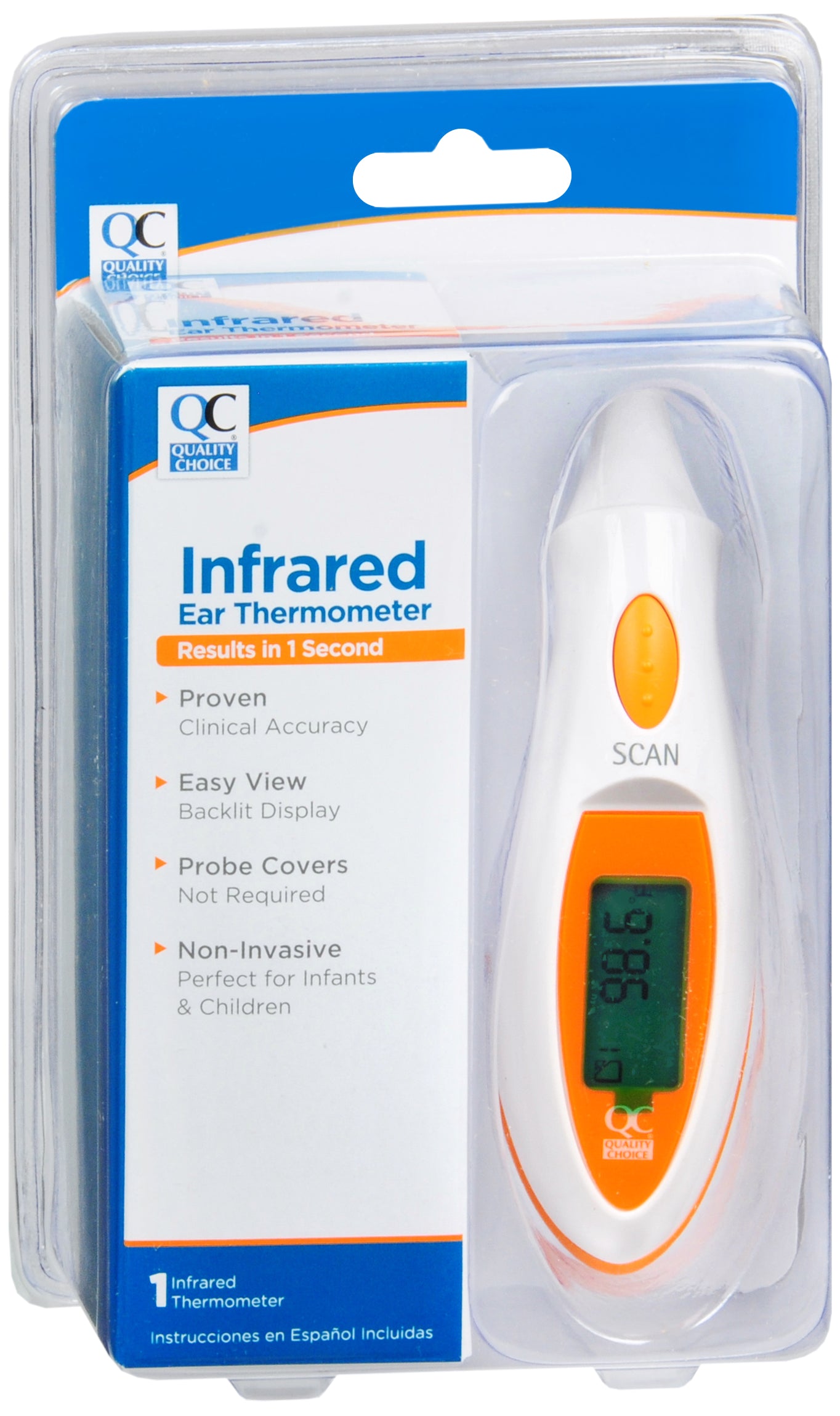 QC INFRARED EAR THERMOMETER