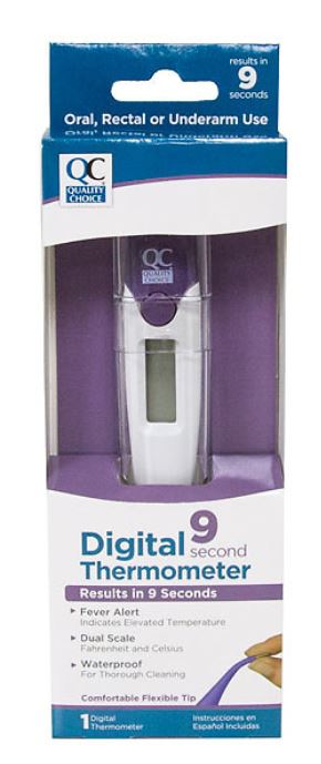 QC 9 SECOND FLEX DIGITAL THERMOMETER