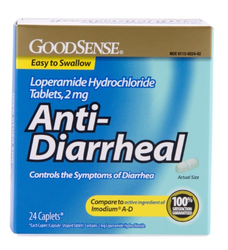 GS ANTI-DIARRHEAL LOPERAMIDE CAPLET 2 MG 24