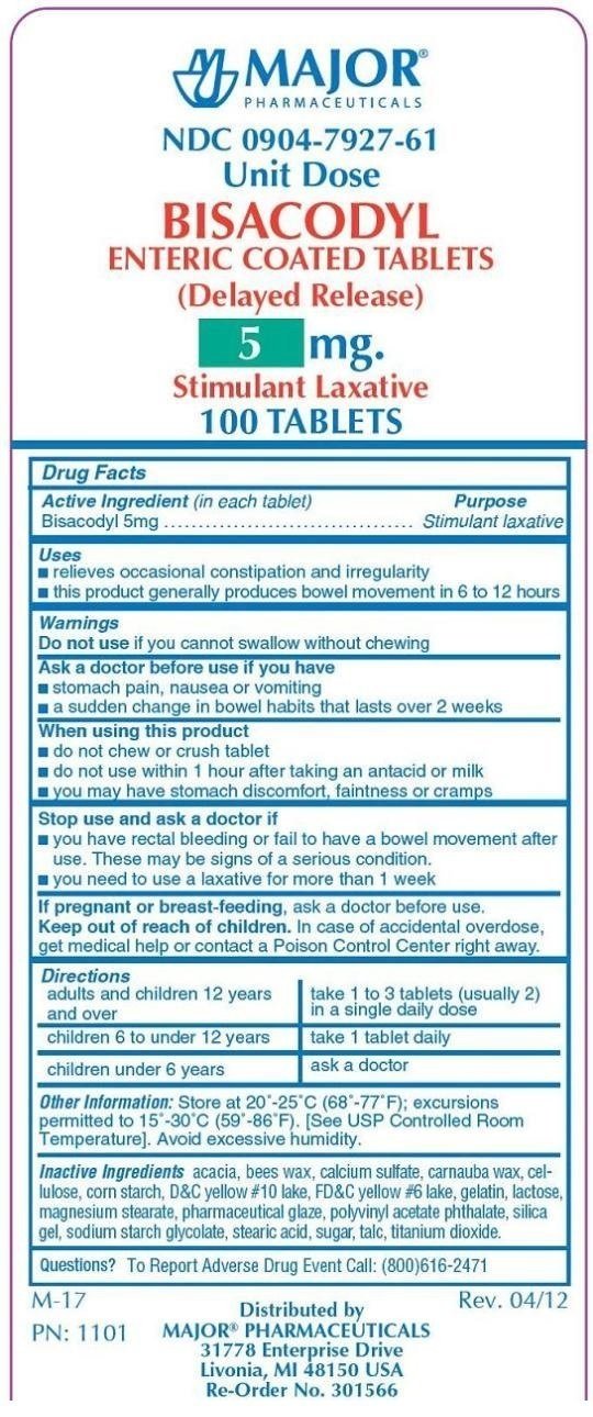 BISACODYL TAB 5 MG 10 X 10 UD MAJOR