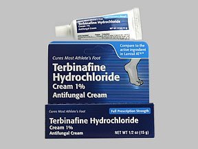 TERBINAFINE HCL CR ATHLETE FOOT 1% 15 GM TARO