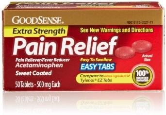 GS APAP X/S EASY TO SWALLOW TAB 500 MG 50