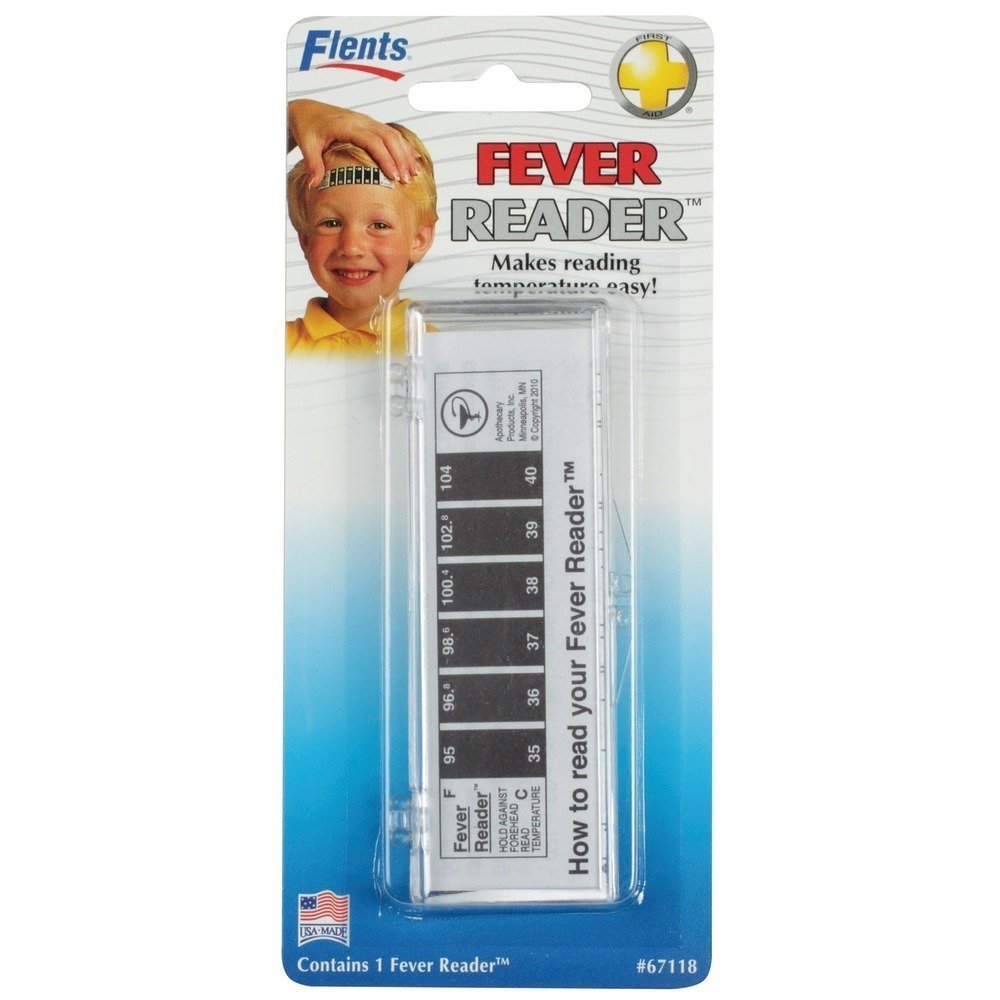 THERMOMETER FOREHEAD STRIP FEVER READER