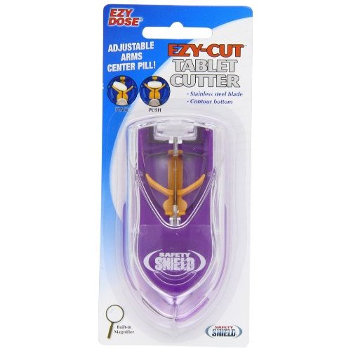 PILL SPLITTER ADJUST SAFETY SHIELD MAGNIFIED