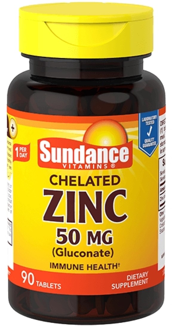 ZINC CHELATED TAB 50 MG 90 SUNDANCE