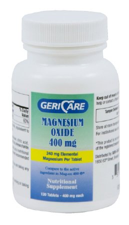 MAGNESIUM OXIDE TAB 400 MG 120 GERICARE