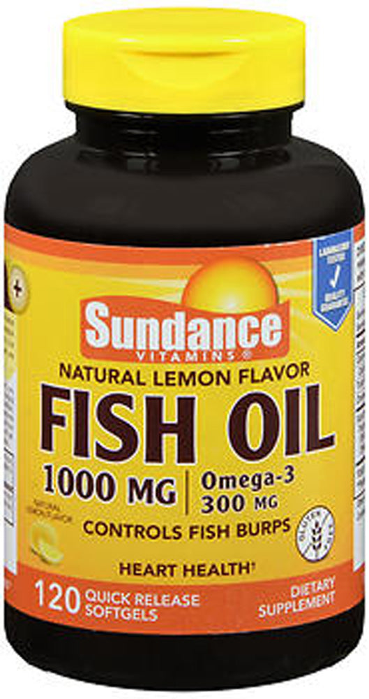 FISH OIL SGEL LEMON FLAVOR 1000 MG 120 SUND